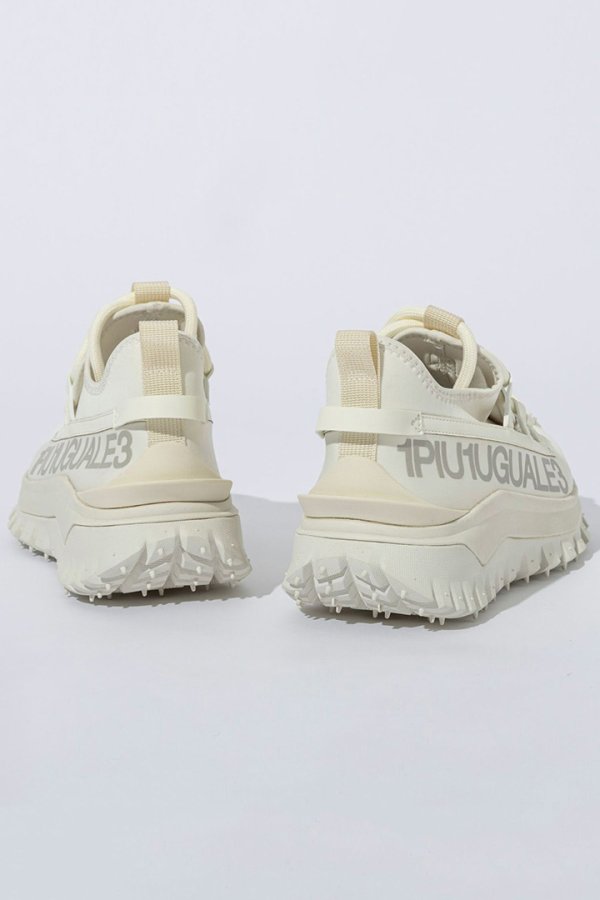 画像3: 1piu1uguale3 RELAX ウノピゥウノウグァーレトレ リラックス ボリュームソールサイドロゴスニーカー{-BEA} (3)