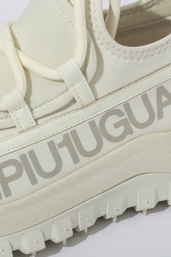 画像7: 1piu1uguale3 RELAX ウノピゥウノウグァーレトレ リラックス ボリュームソールサイドロゴスニーカー{-BEA} (7)