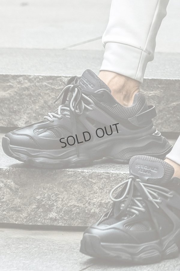 画像2: {SOLD}1piu1uguale3 RELAX ウノピゥウノウグァーレトレ リラックス レイヤードダッドスニーカー{-BEA} (2)