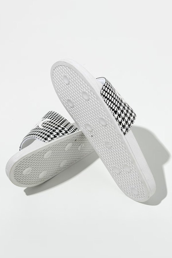 画像5: 1piu1uguale3 RELAX ウノピゥウノウグァーレトレ リラックス グレンチェックシャワーサンダル{USZ-26010-BFS} (5)