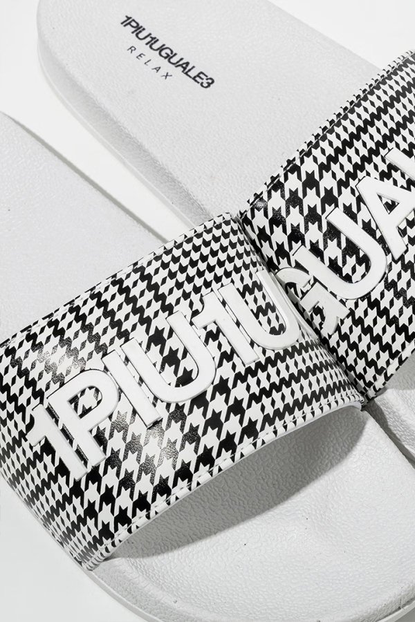 画像6: 1piu1uguale3 RELAX ウノピゥウノウグァーレトレ リラックス グレンチェックシャワーサンダル{USZ-26010-BFS} (6)