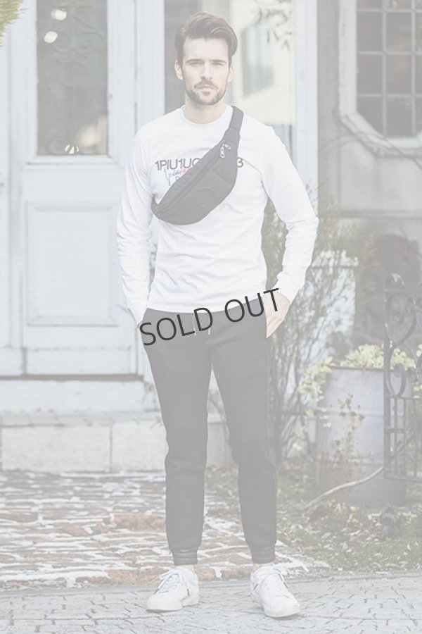 画像8: {SOLD}1piu1uguale3 RELAX ウノピゥウノウグァーレトレ リラックス サークルロゴボディバッグ{-BDA} (8)