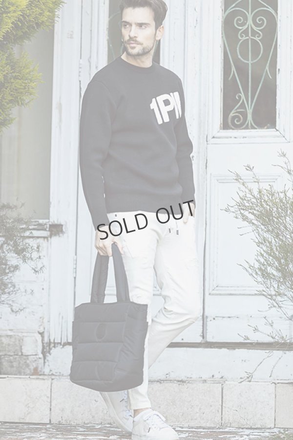 画像4: {SOLD}1piu1uguale3 RELAX ウノピゥウノウグァーレトレ リラックス サークルロゴトートバッグ{-BDA} (4)