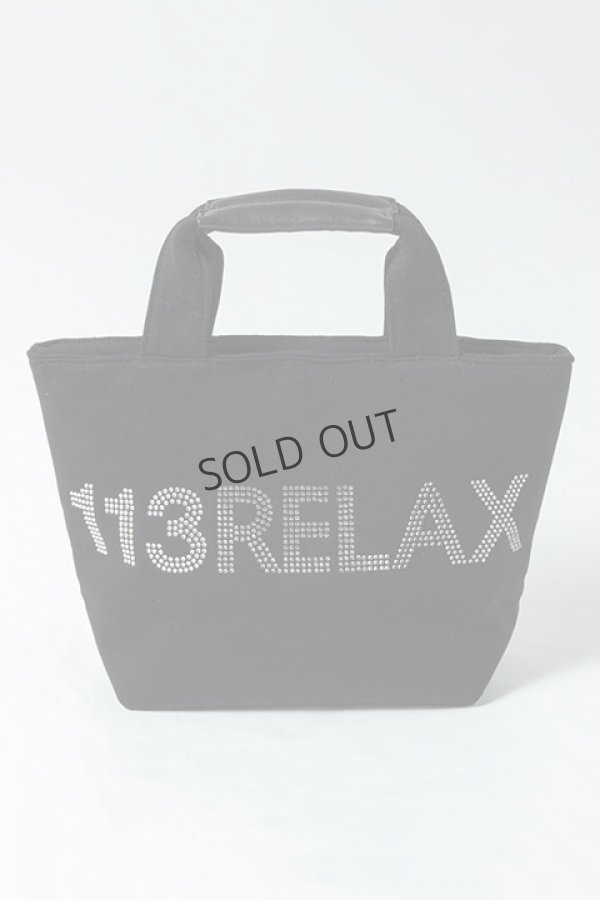画像5: {SOLD}1piu1uguale3 RELAX ウノピゥウノウグァーレトレ リラックス ラインストーンロゴミニトートバッグ{-BDA} (5)