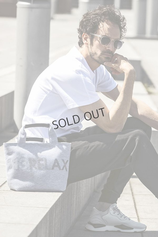 画像4: {SOLD}1piu1uguale3 RELAX ウノピゥウノウグァーレトレ リラックス ラインストーンロゴミニトートバッグ{-BDA} (4)