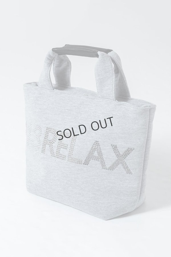 画像6: {SOLD}1piu1uguale3 RELAX ウノピゥウノウグァーレトレ リラックス ラインストーンロゴミニトートバッグ{-BDA} (6)