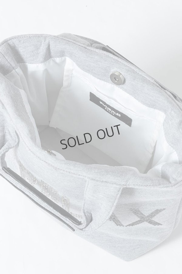 画像10: {SOLD}1piu1uguale3 RELAX ウノピゥウノウグァーレトレ リラックス ラインストーンロゴミニトートバッグ{-BDA} (10)