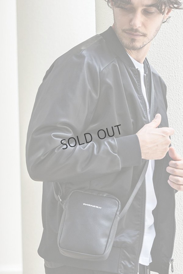 画像3: {SOLD}1piu1uguale3 RELAX ウノピゥウノウグァーレトレ リラックス フェイクレザーミニショルダーバッグ{-BDA} (3)