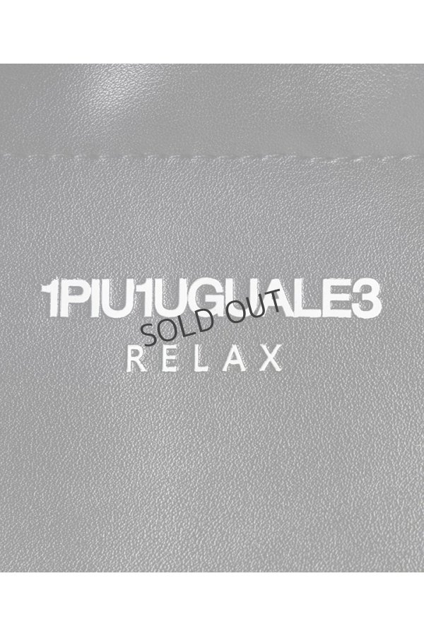 画像10: {SOLD}1piu1uguale3 RELAX ウノピゥウノウグァーレトレ リラックス サークルロゴPUランチバッグ{-BES} (10)