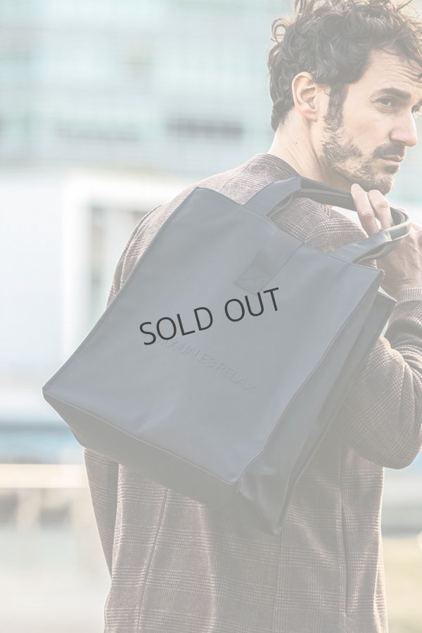 画像5: {SOLD}1piu1uguale3 RELAX ウノピゥウノウグァーレトレ リラックス シンセティックレザートートバッグ{-BEA} (5)