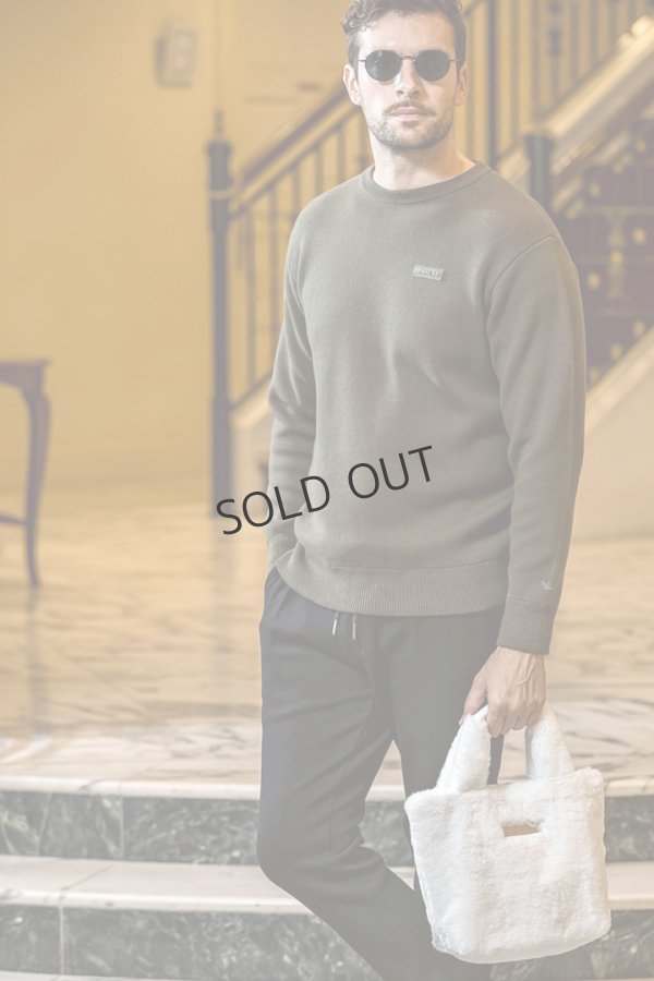 画像4: {SOLD}1piu1uguale3 RELAX ウノピゥウノウグァーレトレ リラックス シルバーロゴプレートファーミニトートバッグ{-BEA} (4)