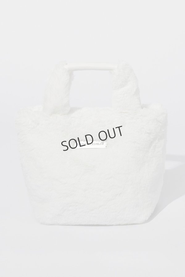 画像5: {SOLD}1piu1uguale3 RELAX ウノピゥウノウグァーレトレ リラックス シルバーロゴプレートファーミニトートバッグ{-BEA} (5)