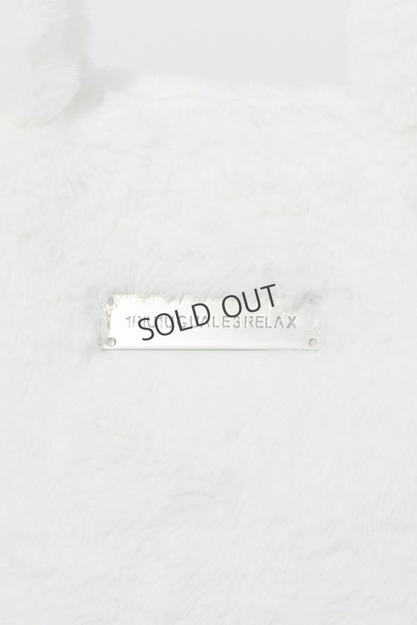 画像7: {SOLD}1piu1uguale3 RELAX ウノピゥウノウグァーレトレ リラックス シルバーロゴプレートファーミニトートバッグ{-BEA} (7)