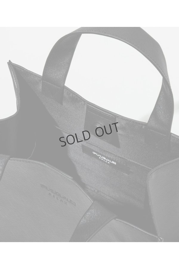 画像5: {SOLD}1piu1uguale3 RELAX ウノピゥウノウグァーレトレ リラックス シンセティックサフィアーノミニトートバッグ{-BFS} (5)