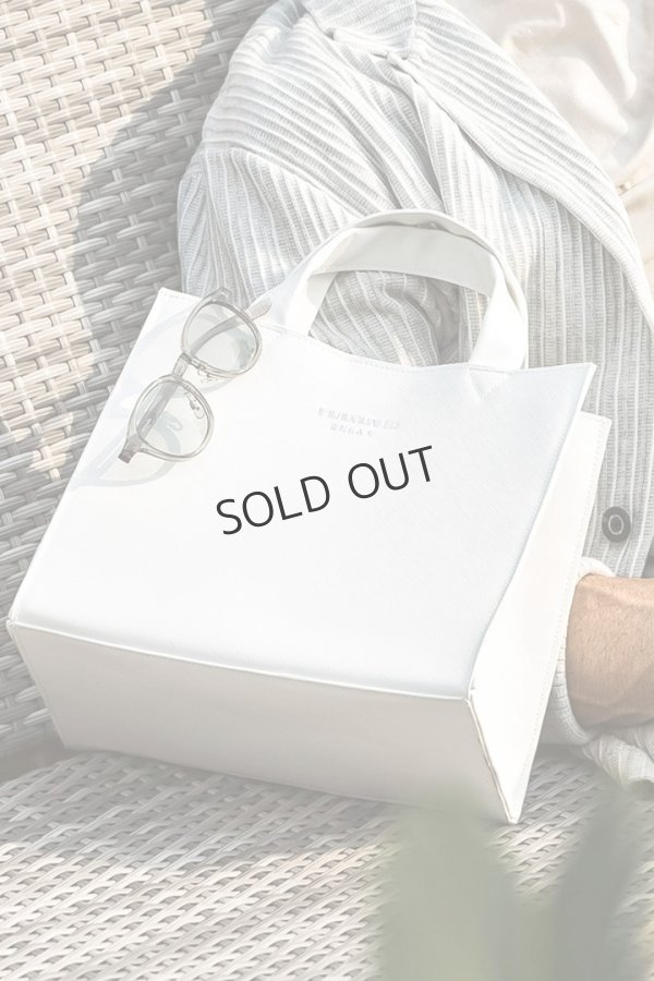 画像1: {SOLD}1piu1uguale3 RELAX ウノピゥウノウグァーレトレ リラックス シンセティックサフィアーノミニトートバッグ{-BFS} (1)