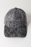画像2: 1piu1uguale3 RELAX ウノピゥウノウグァーレトレ リラックス HOUNDSTOOTH CAP{-BFS} (2)