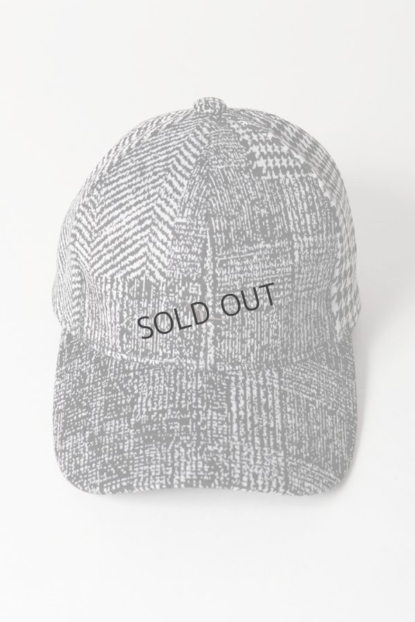 画像2: 1piu1uguale3 RELAX ウノピゥウノウグァーレトレ リラックス HOUNDSTOOTH CAP{-BFS} (2)