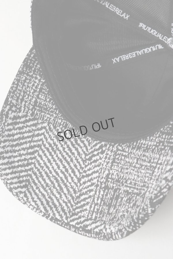 画像6: 1piu1uguale3 RELAX ウノピゥウノウグァーレトレ リラックス HOUNDSTOOTH CAP{-BFS} (6)