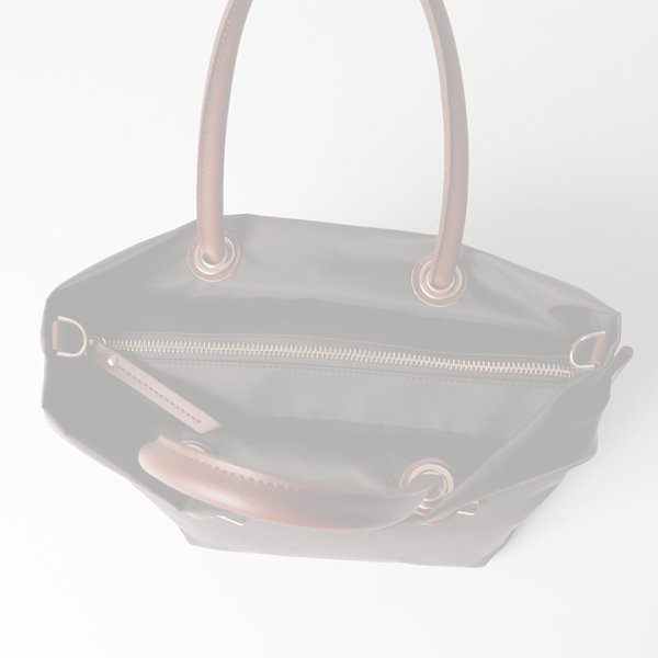 画像6:   VIOLAd'ORO ヴィオラドーロ BIANCA NYLON BAG{-BFS} (6)