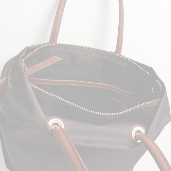 画像8:   VIOLAd'ORO ヴィオラドーロ BIANCA NYLON BAG{-BFS} (8)