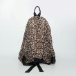 画像4:  ★先行予約商品★  VIOLAd'ORO ヴィオラドーロ GINO ナイロンバックパック レオパード柄{-BFS} (4)