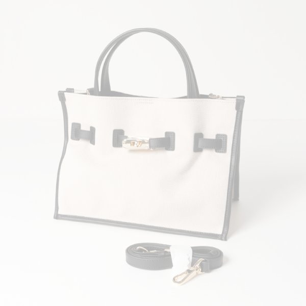 画像7:   VIOLAd'ORO ヴィオラドーロ CANVAS BAG{-BFS} (7)