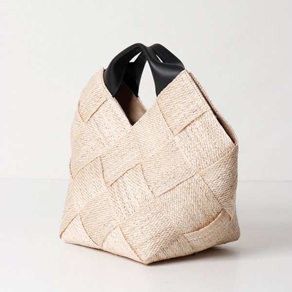 画像2: VIOLAd'ORO ヴィオラドーロ BASKET BAG{-BFS} (2)