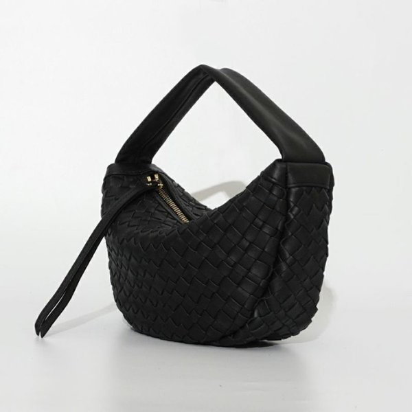 画像2:  ★先行予約商品★  VIOLAd'ORO ヴィオラドーロ MIRO レザーメッシュ三日月バッグ{-BFS} (2)