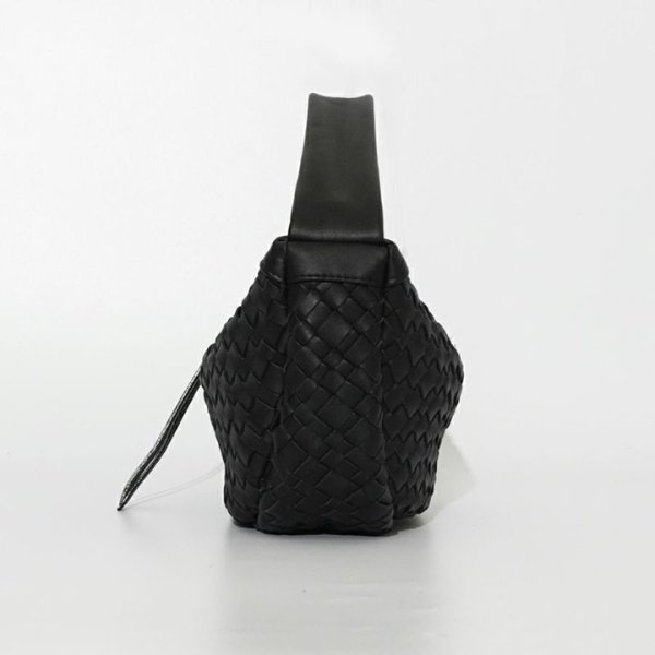 画像3:  ★先行予約商品★  VIOLAd'ORO ヴィオラドーロ MIRO レザーメッシュ三日月バッグ{-BFS} (3)