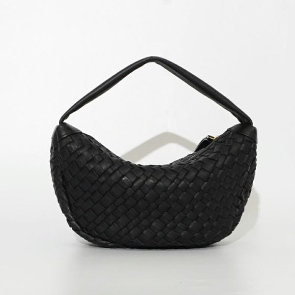 画像4:  ★先行予約商品★  VIOLAd'ORO ヴィオラドーロ MIRO レザーメッシュ三日月バッグ{-BFS} (4)