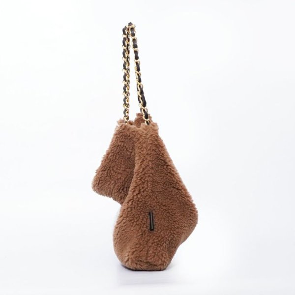画像3: VIOLAd'ORO ヴィオラドーロ ELMO FUR BAG{-BEA} (3)