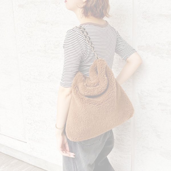 画像7:  {SOLD} VIOLAd'ORO ヴィオラドーロ ELMO FUR BAG{-BFS} (7)
