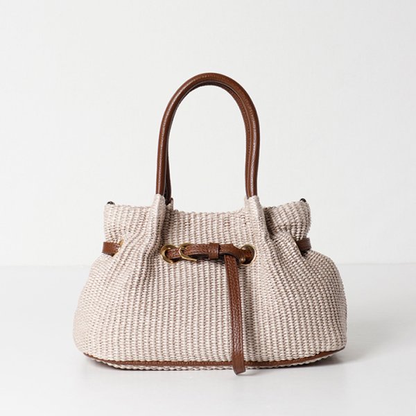 画像1: VIOLAd'ORO ヴィオラドーロ BASKET BAG{-BFS} (1)