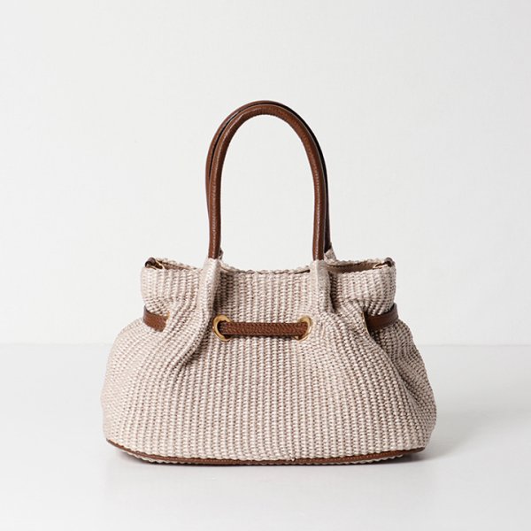 画像3: VIOLAd'ORO ヴィオラドーロ BASKET BAG{-BFS} (3)