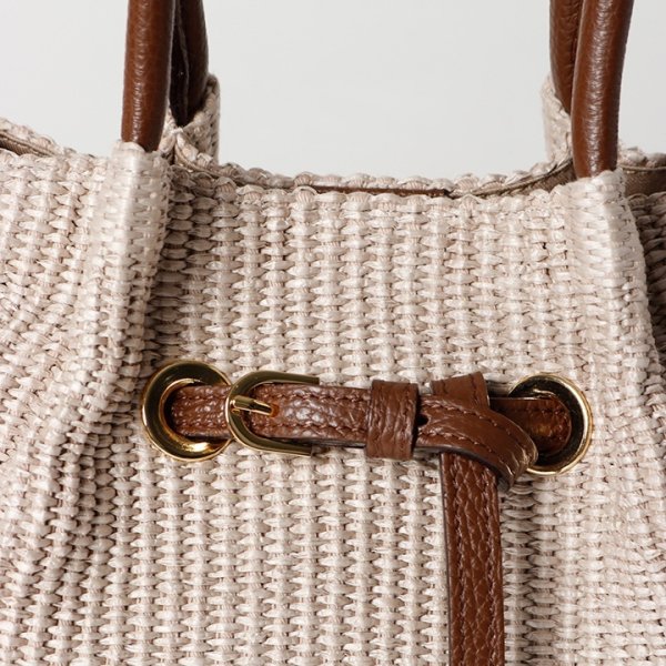 画像4: VIOLAd'ORO ヴィオラドーロ BASKET BAG{-BFS} (4)