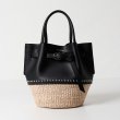 画像1: VIOLAd'ORO ヴィオラドーロ BASKET BAG{-BFS} (1)