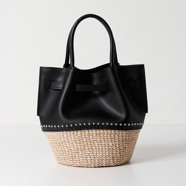 画像3: VIOLAd'ORO ヴィオラドーロ BASKET BAG{-BFS} (3)