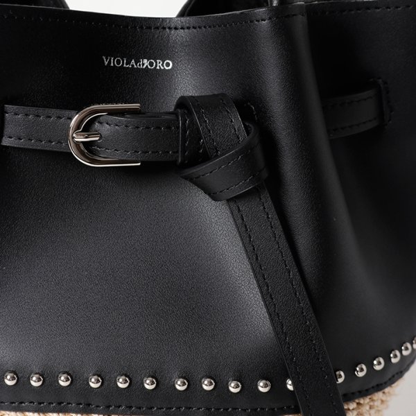 画像5: VIOLAd'ORO ヴィオラドーロ BASKET BAG{-BFS} (5)