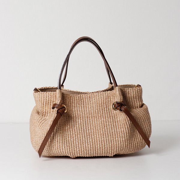 画像3: VIOLAd'ORO ヴィオラドーロ BASKET BAG{-BFS} (3)