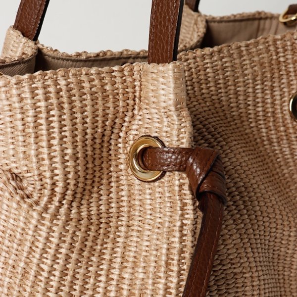 画像4: VIOLAd'ORO ヴィオラドーロ BASKET BAG{-BFS} (4)