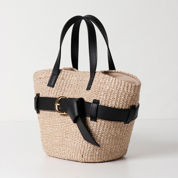 画像2: VIOLAd'ORO ヴィオラドーロ BASKET BAG{-BFS} (2)