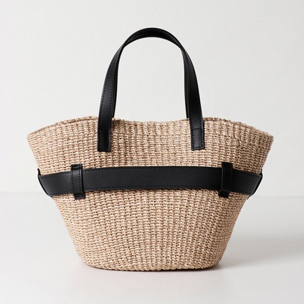 画像3: VIOLAd'ORO ヴィオラドーロ BASKET BAG{-BFS} (3)