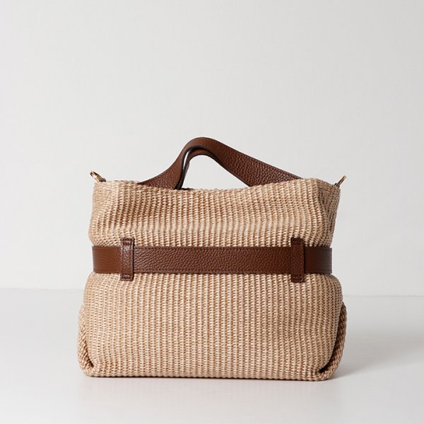 画像4: VIOLAd'ORO ヴィオラドーロ BASKET BAG{-BFS} (4)