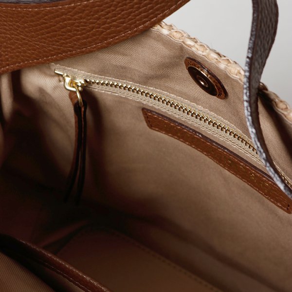 画像8: VIOLAd'ORO ヴィオラドーロ BASKET BAG{-BFS} (8)