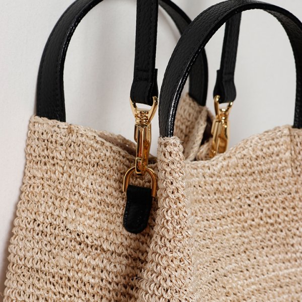 画像7: VIOLAd'ORO ヴィオラドーロ BASKET BAG{-BFS} (7)
