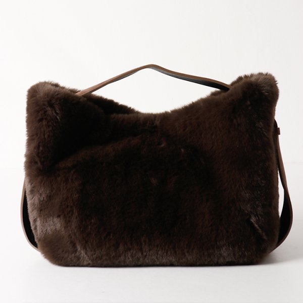画像1: VIOLAd'ORO ヴィオラドーロ FUR BAG{-BFA} (1)