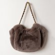 画像2: VIOLAd'ORO ヴィオラドーロ FUR BAG{-BFA} (2)
