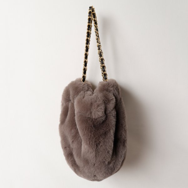画像3: VIOLAd'ORO ヴィオラドーロ FUR BAG{-BFA} (3)