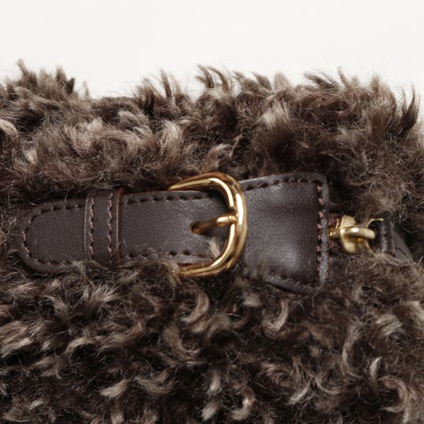 画像4: VIOLAd'ORO ヴィオラドーロ FUR BAG{-BFA} (4)