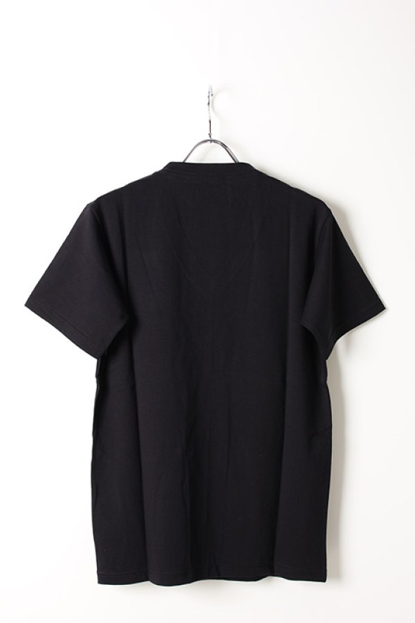 画像2: 【 20%OFF セール16,500円→13,200円】 T' ティー "SEA ISLAND COTTON" LUXSIC 100％(20/1) Vee Neck Short Sleeve BASIC{V01-BLK-AIS} (2)